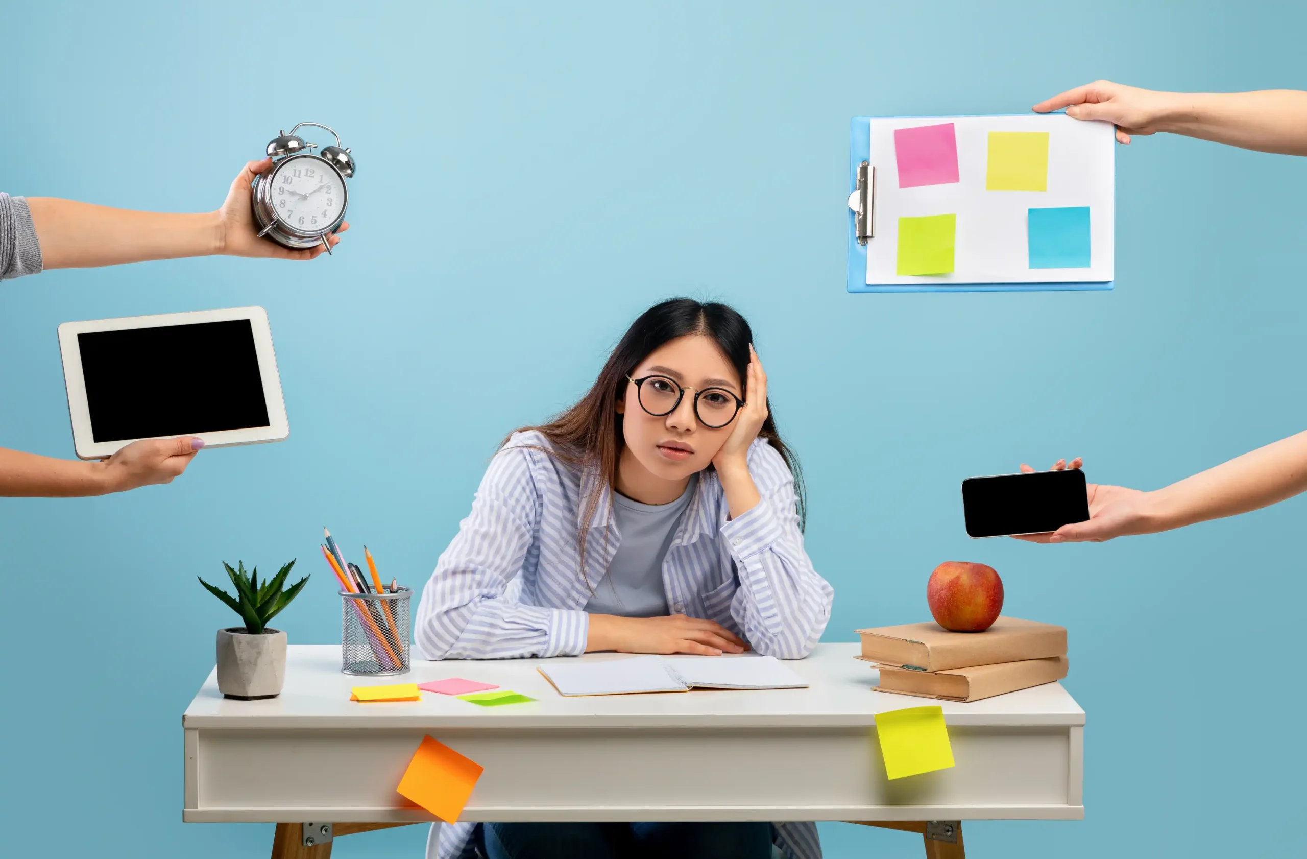 find out how to manage work pressure